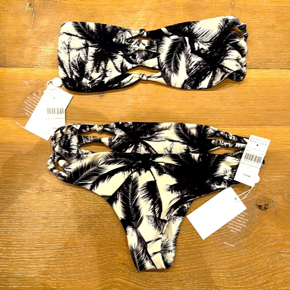 Mikoh Polynesian Palm Bikini NWT